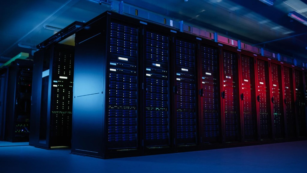 Data centre server aisle